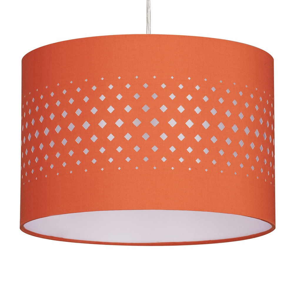 30cm Laser Cut Easyfit Shade, Burnt Orange