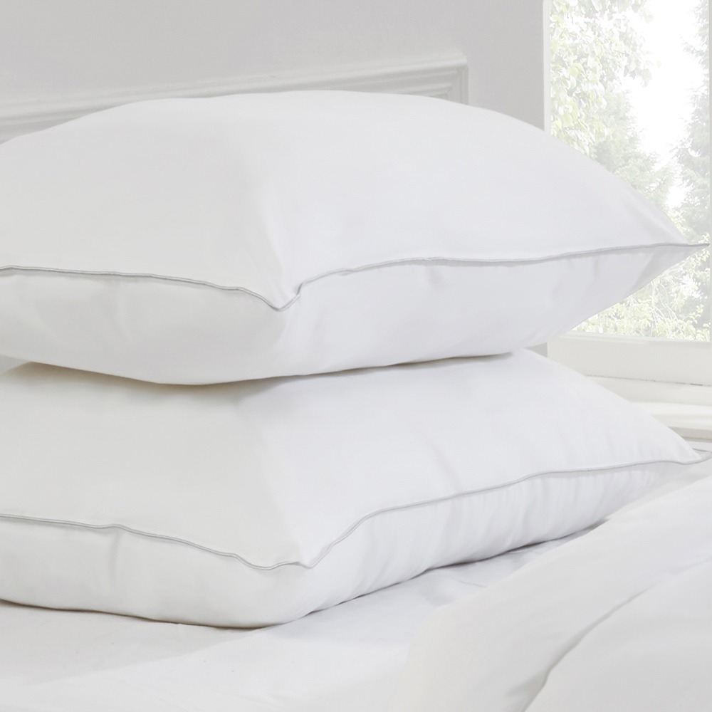 All Natural Duck Feather & Down Pillows, Pair