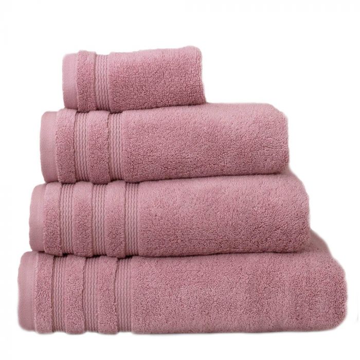 pink and grey hand towels