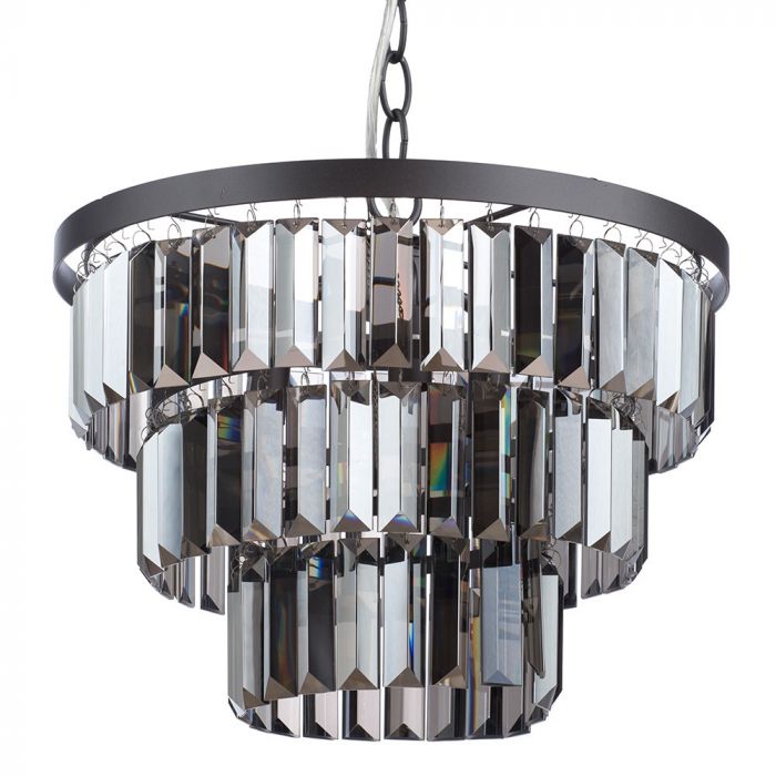 Ozzie Ceiling Light Pewter Bhs