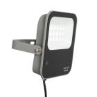 Aster LED 100 Watt Outdoor Solar Flood Light, Grey