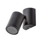 Delting Adjustable Outdoor Wall Light, Black