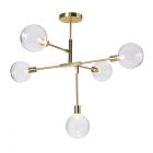 Hennock Ceiling Light, Brass