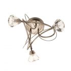 Marianne Small Flush Ceiling Light Brass