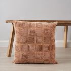 Stephanie Cushion, Apricot by coffee table