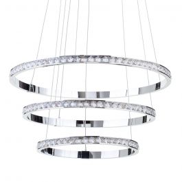 Comet Ceiling Pendant Light, Chrome | BHS