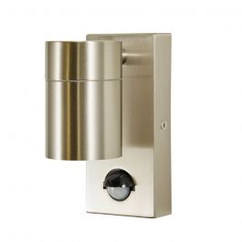 Jared Outdoor Steel Wall Light with PIR Motion Sensor | BHS