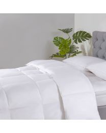 10.5 Tog The All Natural Duck Feather & Down Duvet, Double on bed