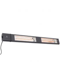 3000 Watt Rectangle Outdoor Wall or Ceiling Radiant Heater, Black