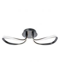 Alvar Petals LED Ceiling or Wall Light, Black