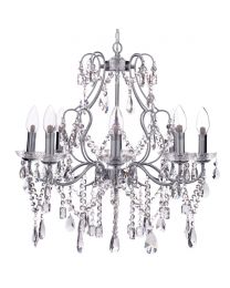 Annalee 8 Light Chandelier, Chrome