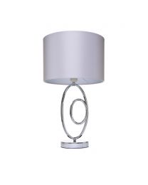 Aspen Sculptural Table Lamp, Chrome