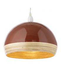 Bamboo Dome Easyfit Shade, Burnt Orange