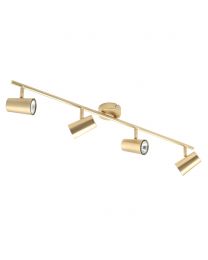 Barley Spotlight Bar, Satin Brass