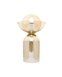 Birch Glass Table Lamp, Champagne