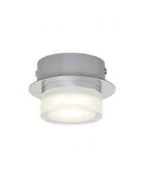 Brooke LED Bathroom Dual Mount Ceiling Light, Chrome