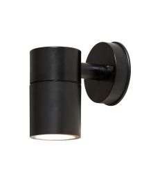 Burwick Outdoor Single Up Or Down Wall Light, Black