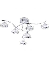 Large Sonic Bathroom Semi-Flush Ceiling Light