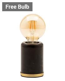 Romano Marble E27 Vessel Table Lamp with 80mm Bulb thumbnail