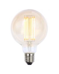 6W LED ES E27 Vintage Filament Large Globe Bulb