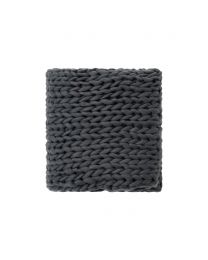 Chunky Cable Knit Throw, Grey