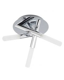 Cindy Bathroom Flush Ceiling Light, Chrome