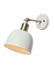 Dale Galley Wall Light, Satin Ivory