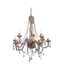 Darlia 9 Light Ceiling Pendant, Pewter