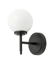 Douro Bathroom Wall Light, Matte Black