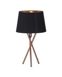 Drey Table Lamp, Brushed Copper