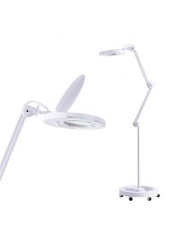Ernest Task Lamp with Floor Stand, White