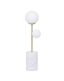 Forella Terrazzo Table Lamp, Brass