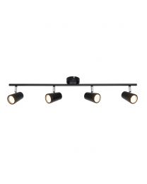 Frida Bathroom Ceiling Spotlight Bar, Black