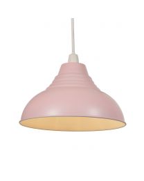 Glow Dome Easy Fit Ceiling Light Shade, Pink