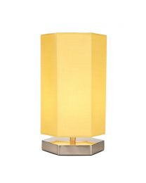 Glow Hexagon Table Lamp, ochre