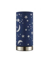 Glow Moon and Stars Table Lamp, Navy