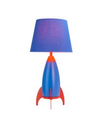 Glow Rocket Table Lamp, Blue & Red
