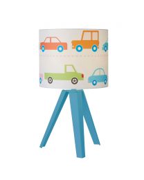 Glow Traffic Tripod Table Lamp, Blue