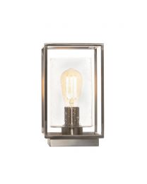 Hardy Cage Table Lamp with Bubble Glass Shade, Satin Nickel