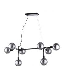 Hennock Large Diner Pendant, Satin Black