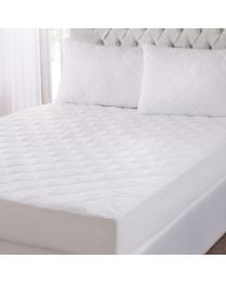 Hotel Collection Cotton Double Mattress Protector, White