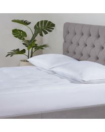 Hotel Collection Lyocell Double Mattress Protector, White