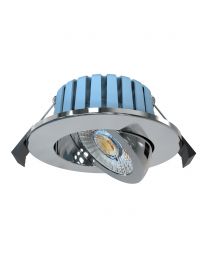 Hudson 7 Watt LED Adjustable IP65 Colour Changing Downlight, Chrome