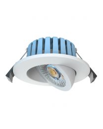 Hudson 7 Watt LED Adjustable IP65 Colour Changing Downlight, White