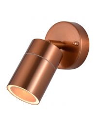 Jared Single Outdoor Wall Light, Copper