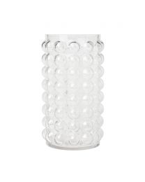 Medium Bobble Glass Vase, Clear