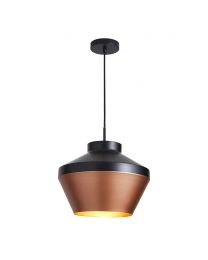 Lexi Ceiling Pendant, Black & Copper