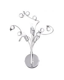 Lila Wall Light, Chrome