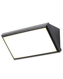 Linga Outdoor LED Wedge Wall Light with Hi-Lo Switch, Black