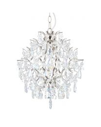 Lisa 1 Light Pendant, Nickel